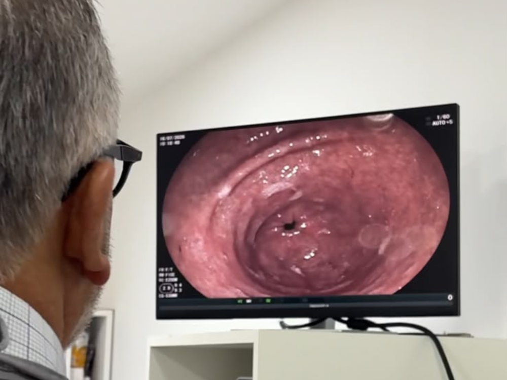 Análise convencional das imagens do exame, conduzida pelo médico